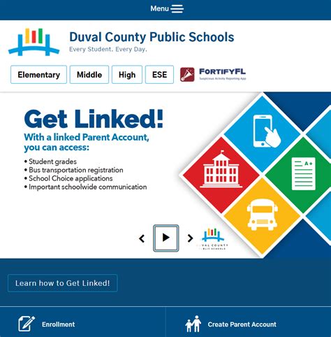duval county public schools homepage.